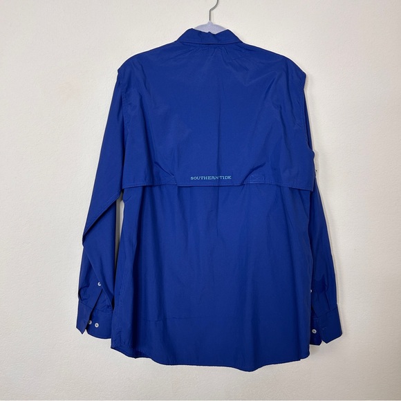 Southern Tide Mens Mahi Fishing Shirt in
Blue Depths Size M - Picture 7 of 12